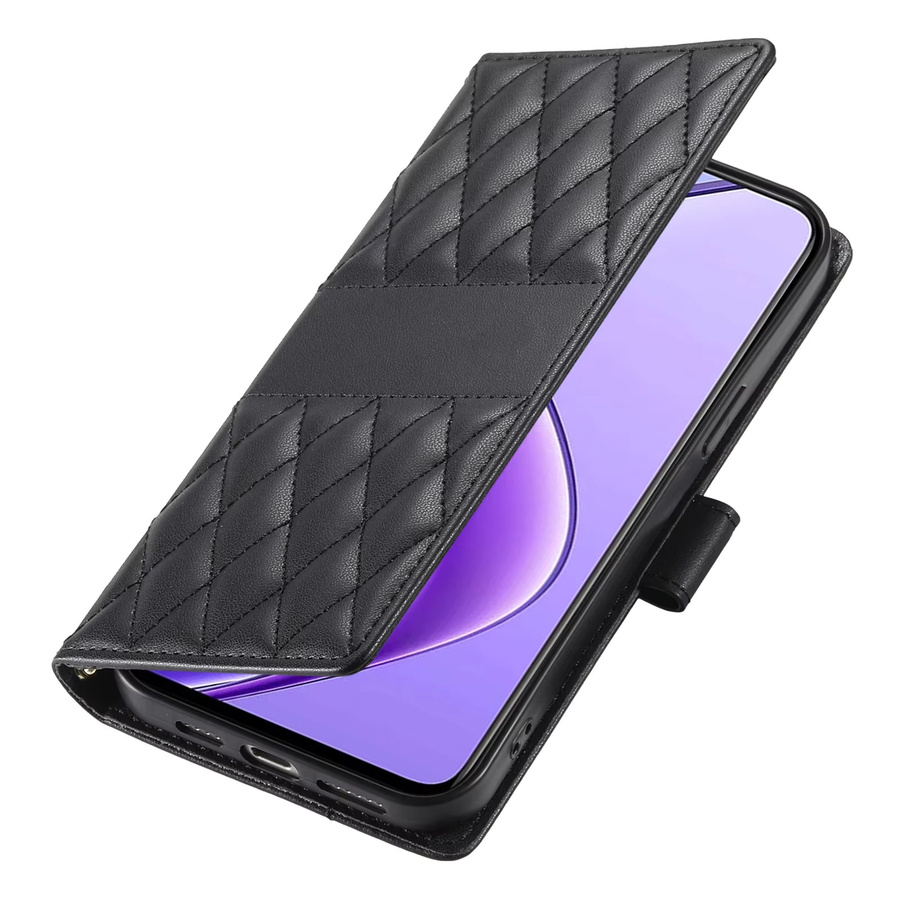 Leder Umhängetasche mit Kartenetui und langem Lanyard für Samsung Galaxy S26 Ultra S25 S24 S23 FE S22 S21 Plus A16 A36 A17 in Pink - Bild 3