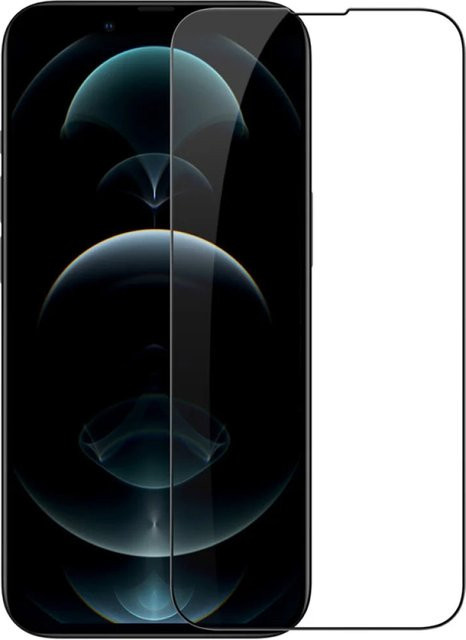 Nillkin CP+ Pro Displayschutzfolie aus gehärtetem Glas für Apple iPhone 17e, iPhone 16e, iPhone 14, iPhone 13 Pro und iPhone 13, Schwarz - Bild 1