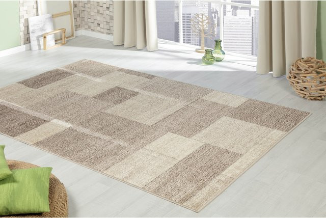 Peyer Syntex Teppich Daffi/YLVA 13027-120 in Braun/Multicolor, modern und geometrisch, B/T: 160 x 230 cm - Bild 1