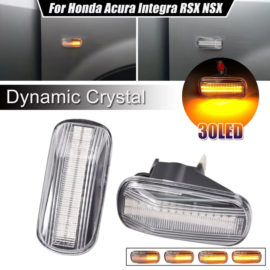 Malcayang LED Seitenmarkierungsleuchten Blinker für Honda Accord, Civic, City, CR-V und Jazz - Bild 4