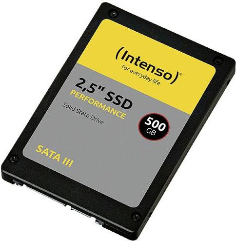 Intenso Performance Interne SSD 2,5 Zoll SATA III 500GB Schwarz - Bild 1