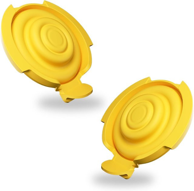 2 Stück Medela Silikonmembranen transparent, kompatibel mit PersonalFit Flex Anschlüssen für MaxFlow und Swing Maxi Pumpen - Bild 1
