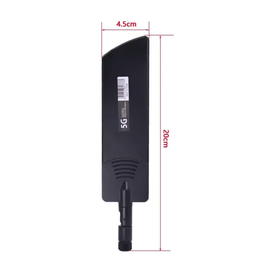 NOWEPOCH 5G Gummi-Antenne mit hoher Verstärkung 12dBi, 600-6000MHz, SMA-Stecker, Omni-Antenne zur Signalverbesserung für Smart Home Steuerung, Schwarz - Bild 2