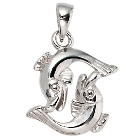 Colfem Anhänger Sternzeichen Fische, 925 Silber, Unisex - Bild 1