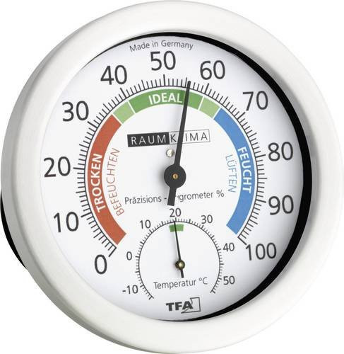 TFA Dostmann Thermo-Hygrometer Weiß 45.2028 - Bild 1