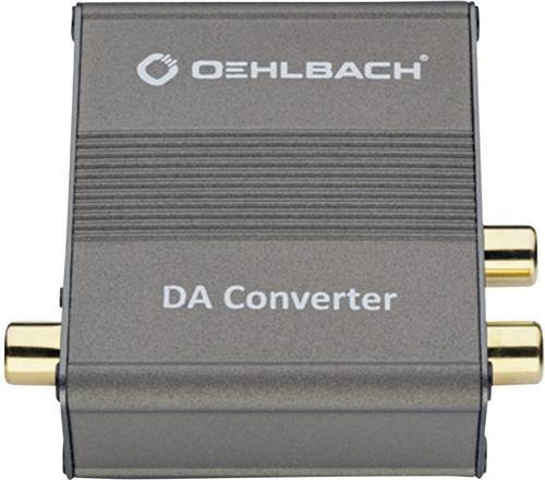 Oehlbach DA Converter Digital-Analog-Wandler Digi Bridge 6064 in Metallic Braun mit Toslink, USB-C und Cinch - Bild 2