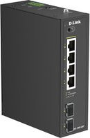 D-Link DIS-100G-06P Industrial Gigabit Unmanaged Switch Schwarz mit 6 Ports - Bild 1