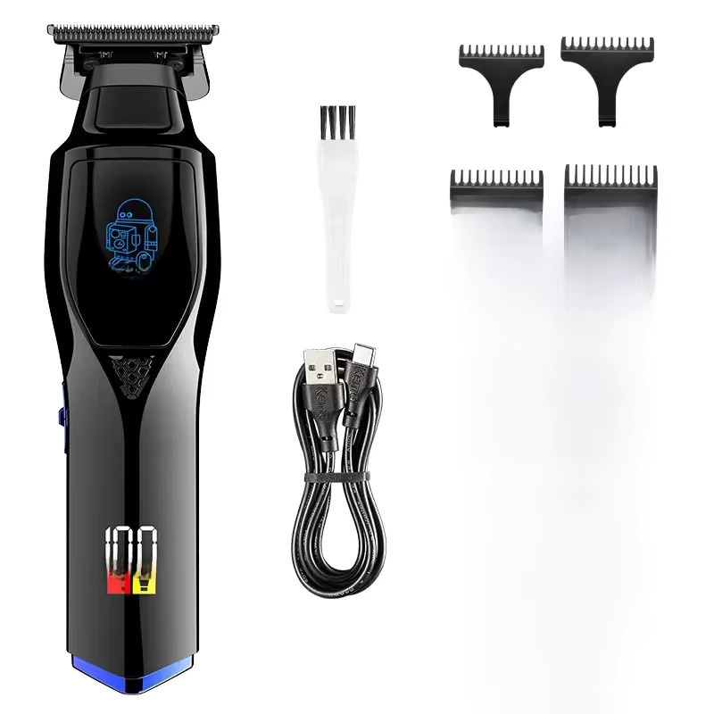 Kemei KM-1556 Barber Akku-Haarschneider, Schwarz, Herren - Bild 6