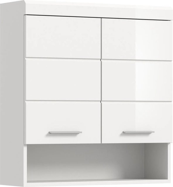Badhängeschrank Xonox Scout Weiß Hochglanz B/H/T: 74 x 79 x 24 cm - Bild 1