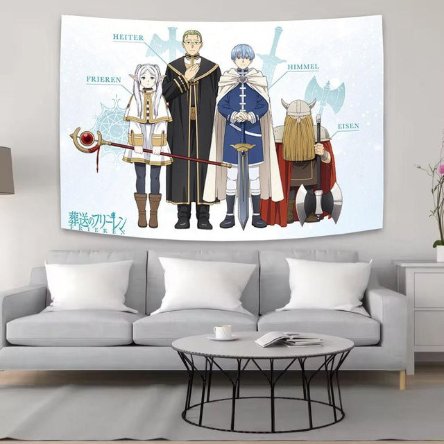 F-Frieren Beyond Journeys End Anime Wandteppich von JMG Household Supplies, Mehrfarbig, Breite: 40 cm, Höhe: 60 cm - Bild 1
