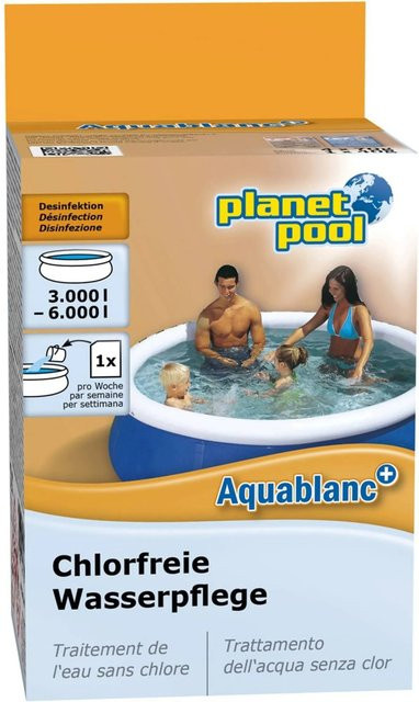 Planet Pool Aquablanc+ Wasserpflegeset mit aktivem Sauerstoff zur Desinfektion als Granulat - Bild 1
