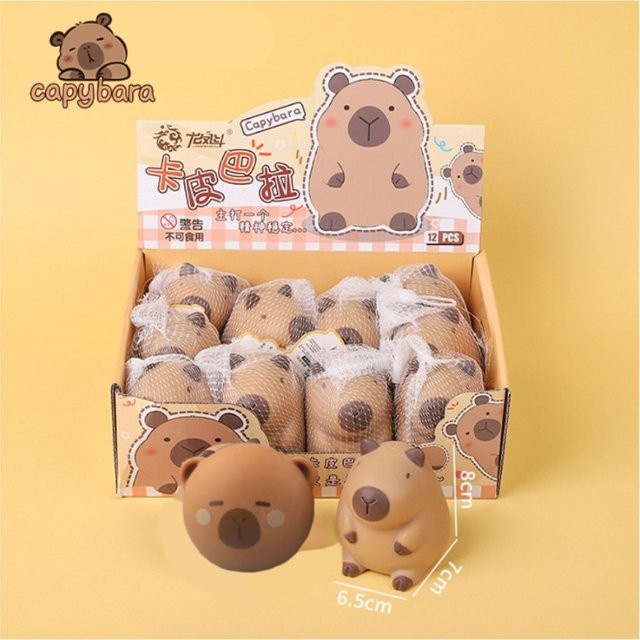 Potdemiel Capybara Niedliches Squishy-Spielzeug, Cartoon-Figur - Bild 1