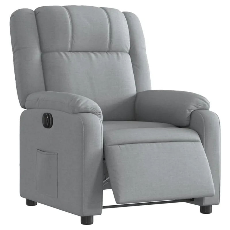 Vidaxl Elektrischer Relax-Sessel aus Stoff in Grau - Bild 5
