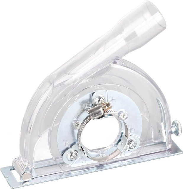 TOMTOP JMS Staubabdeckhaube Schleifhaube für 100 125 150mm Winkelschleifer und 115 125mm Sägeblatt in Weiß und Transparent - Bild 1
