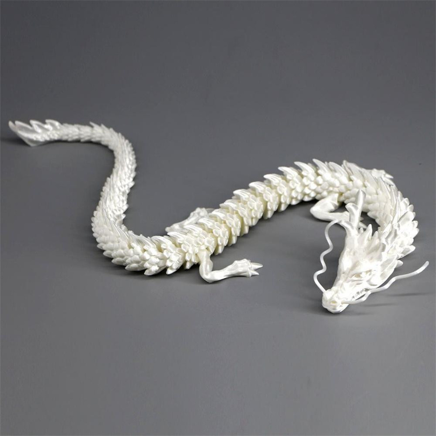 Leuchtende 3D-gedruckte Drachenfiguren, Dekorationsspielzeug, beweglich, 30cm - Bild 4