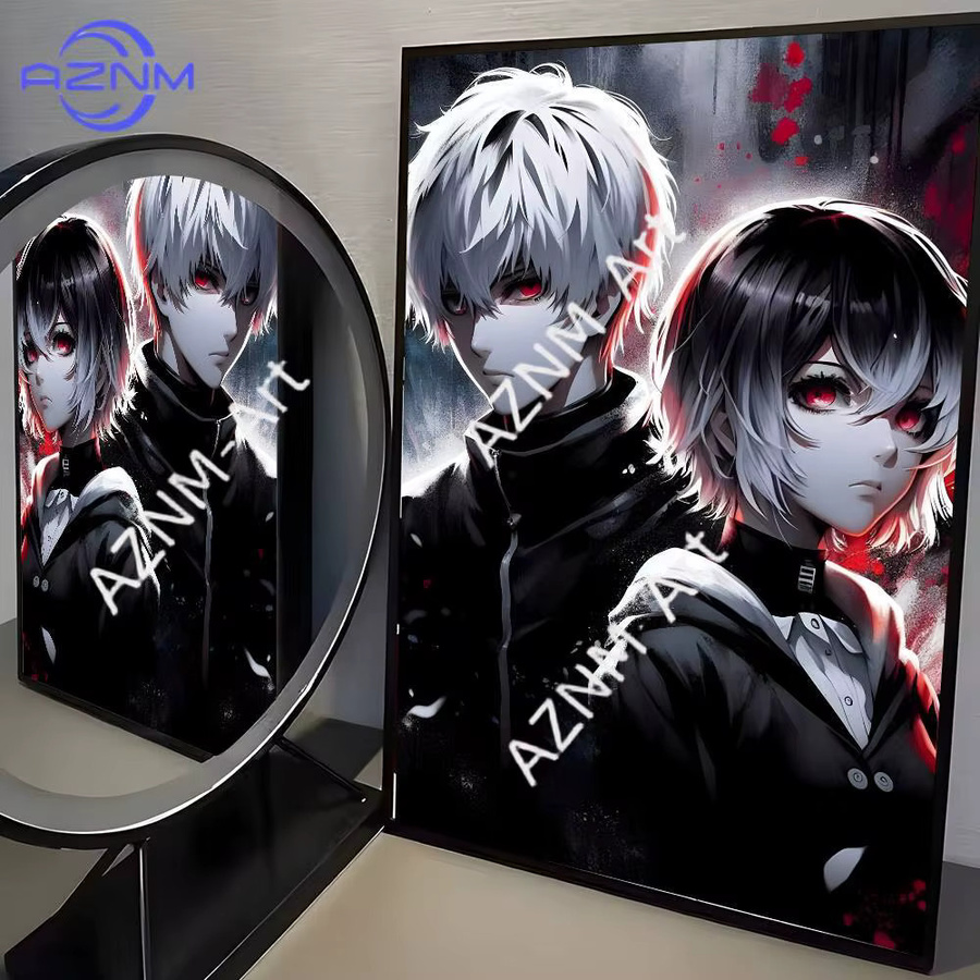 KAYOU Anime Tokyo Ghoul K-Kaneki Ken Poster Illustration in Mehrfarbig - Bild 3