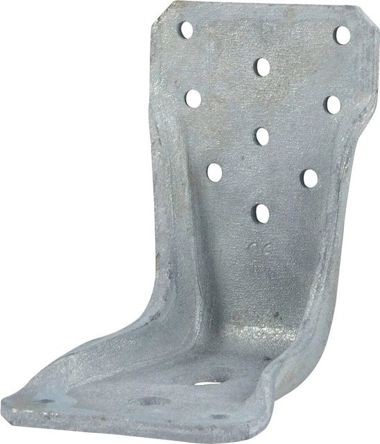Simpson Winkelverbinder AKR mit Langloch aus feuerverzinktem Stahl, Farbe: Grau, B/T/H: 9,5 x 8,5 x 6,5 cm - Bild 1