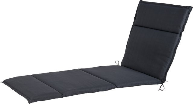 LIVARNO Polsterauflage Houston Liege mit Stehsaum in Anthrazit aus Baumwolle und Polyester - Bild 1