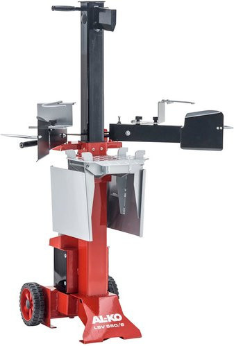 AL-KO Elektro-Holzspalter LSV 550/6 in Rot mit 6 t Spaltdruck, Holzfangbügel und integrierten Holzhaltekrallen - Bild 1