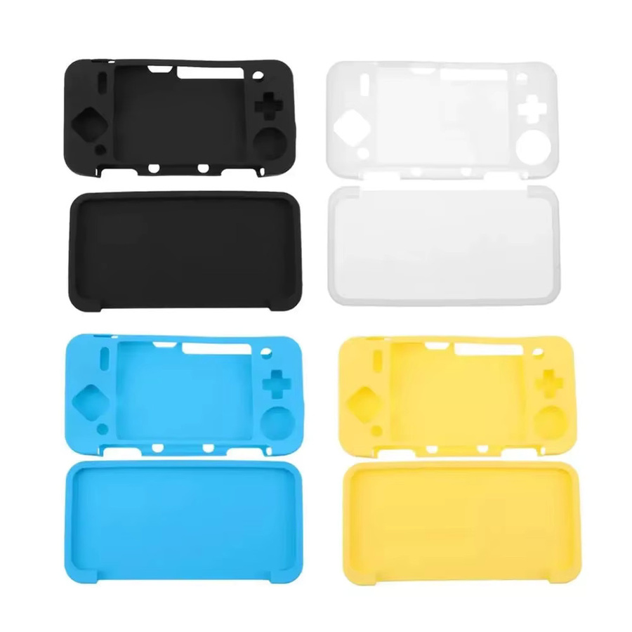 JCD Silikon Schutzhülle in Schwarz für Nintendo 2DS XL und 2DS LL Gaming Zubehör - Bild 2