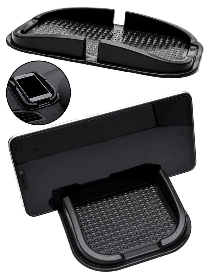 Universal Anti-Slip Silikon Matte für das Auto Dashboard zur Befestigung von Telefon und GPS in Schwarz - Bild 5