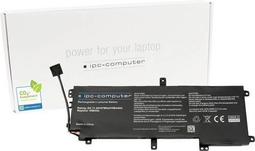 IPC-Computer Notebook-Akku VS03XL in Schwarz, 11.40V, 4150 mAh - Bild 1