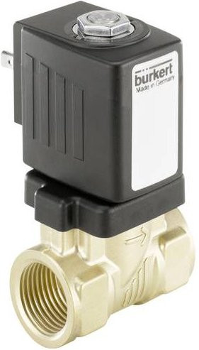 Bürkert Servogesteuertes Ventil 221613 6213 EV 230 V/AC G 3/8 Muffe Nennweite 10mm - Bild 1
