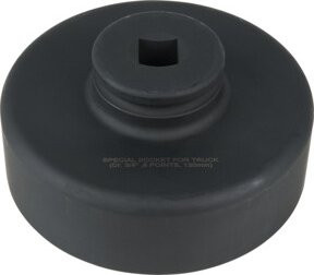 KS Tools Achsmuttern-Schlüssel 3/4 Zoll, 8-kant, kurz, schwarz, Stahl - Bild 1