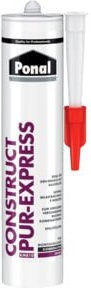 Ponal Construct PU-Express Polyurethan-Klebstoff wasserfest weiß 440g - Bild 1