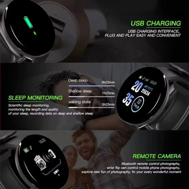 Lenovo Smartwatch, Weiß, Silikon, Unisex - Bild 4