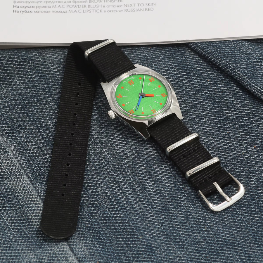 PHANTOM Armbanduhr, Handaufzug, Edelstahl, 36 mm, Herren - Bild 5