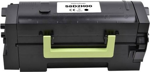 Renkforce Toner Schwarz kompatibel mit Lexmark 58D2H00 für Laserdrucker mit 15000 Seiten Reichweite - Bild 1