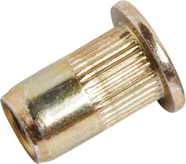LUX-TOOLS Blindnietmutter M6 aus verzinktem Stahl in Silber - Bild 1