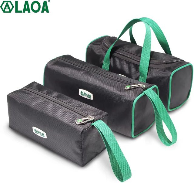 LAOA 1680D Oxford Canvas Werkzeugtasche Wasserdicht, Organizer in Schwarz - Bild 1