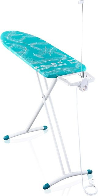 Leifheit Air Board M Solid Plus Bügelbrett in Turquoise für Dampfbügeleisen - Bild 1
