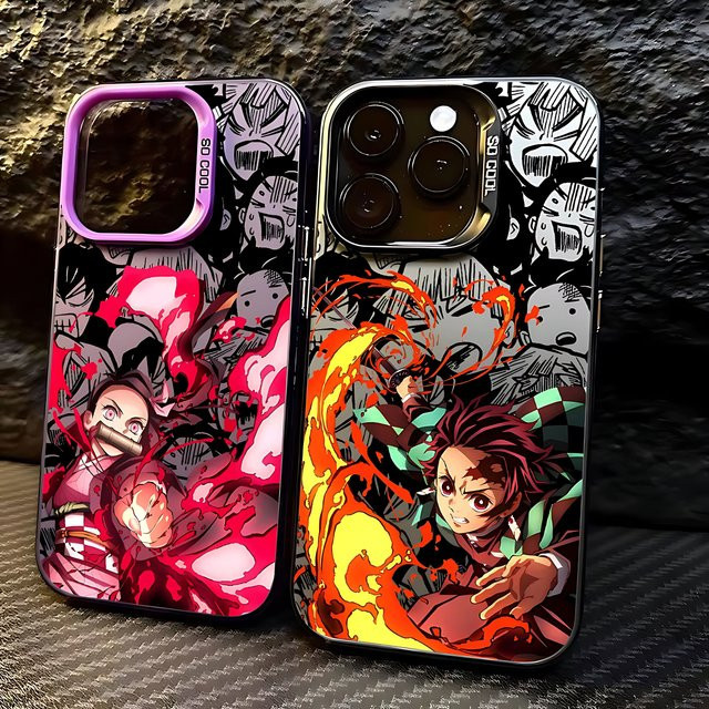 Anime D-Demons Slayers Handyhülle für Samsung Galaxy S26 S25 S24 S23 S22 S21 S20 Note20 FE Ultra Edge Plus 4G 5G in Multicolour, Sturzsichere Schutzhülle - Bild 1