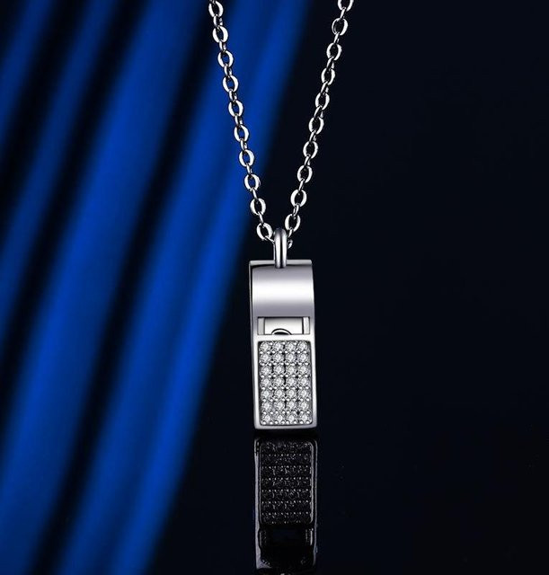 YIRAN Jewelry Halskette, Kupfer, blue, Zirkonia, Damen - Bild 1