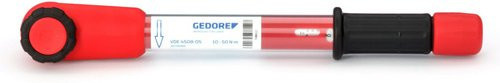 Gedore VDE Drehmomentschlüssel 1/2" 10-50 Nm in Rot und Schwarz - Bild 1