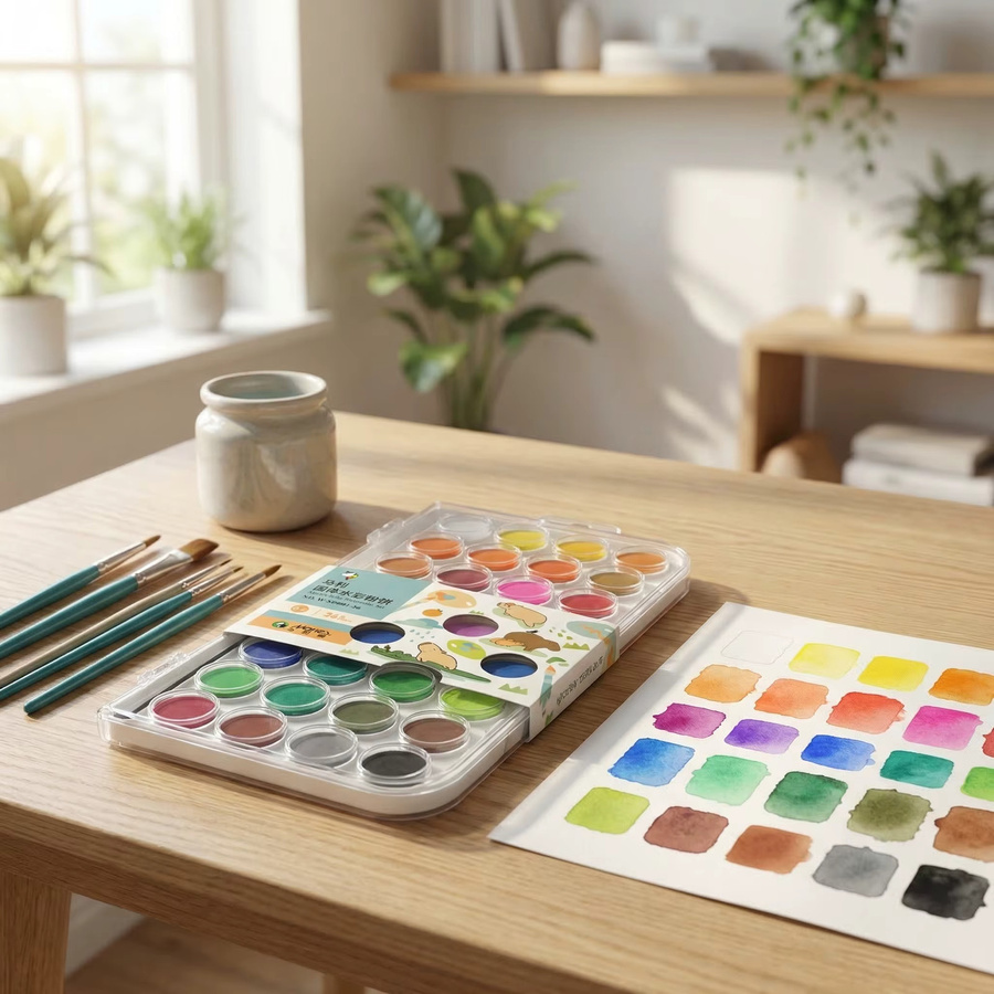 Marie's Aquarellfarben-Set, 36 Farben, inklusive Pinsel, für Erwachsene - Bild 3