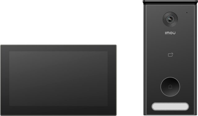 Imou VDP7 Videotürklingel mit 5MP Kamera und 7 Zoll Display in Schwarz - Bild 1