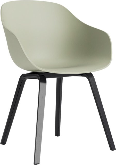 HAY About A Chair AAC 222 mit Armlehnen in Grün und Eiche - Bild 1