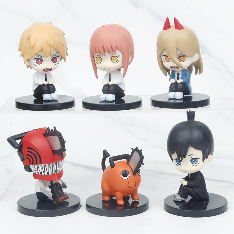Yiran toy 1 Chainsaw Man Actionfiguren PVC 6-teiliges Set - Bild 3