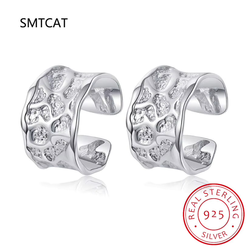 MEEKCAT Ohrclips, 925 Silber, Silber, Unisex - Bild 2