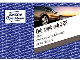 Avery Zweckform Fahrtenbuch 222, DIN A6 Querformat, 56 Blatt, Weiß und Blau - Bild 2