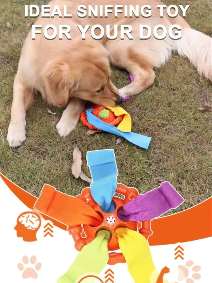 Dr.DC Kauspielzeug für Hunde, interaktiver Schlepperball, 6 Zoll - Bild 5