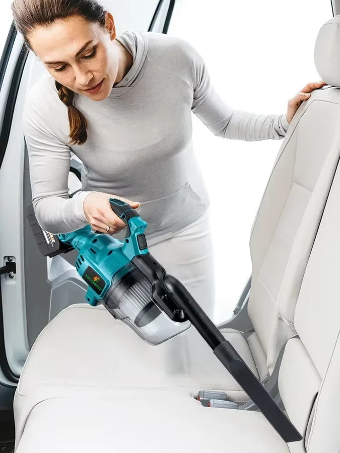 Kabelloser elektrischer Staubsauger von NEWBENY in Türkis für Makita 18–21 V Akkus zur effizienten Innenraumreinigung - Bild 6
