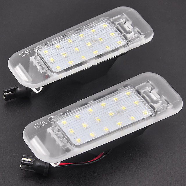Auto Wayfeng WF LED Kennzeichenleuchten für Kia Rio 2005-2011 und Rio5 2006-2011, 2er-Set, Weiß, Transparent - Bild 1
