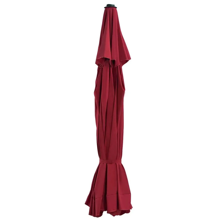vidaXL Ersatzbezug für Sonnenschirm aus Polyester in Bordeauxrot, Durchmesser: 515 cm - Bild 2