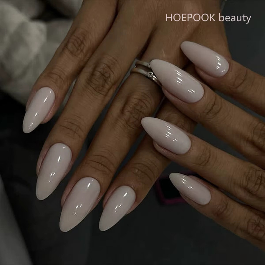 HOEPOOK Press on Nails, rosa Farbverlauf, glänzend, 24 Stück - Bild 2