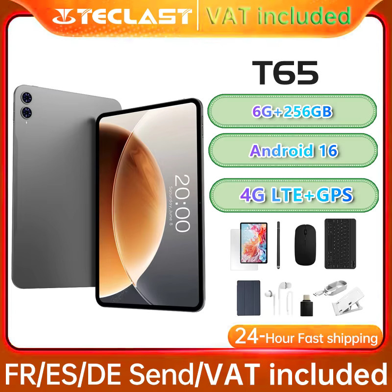 Teclast T65 Tablet in Grau mit 13,4 Zoll Android Display, 18GB RAM, 256GB ROM, 4G LTE und GPS - Bild 2